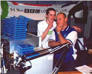 oli and terry alderton at BBC Radio LondonLive