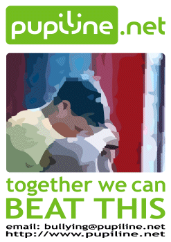 poster advertising pupiline.net's anti-bullying campaign